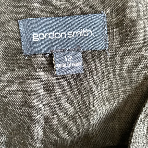GORDON SMITH new linen dress, size 12 in black - Picture 8 of 11